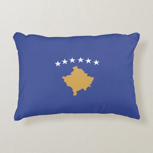 Coussins Décoratifs drapeau du Kosovo (Devant)