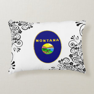 Coussins Décoratifs Drapeau du Montana