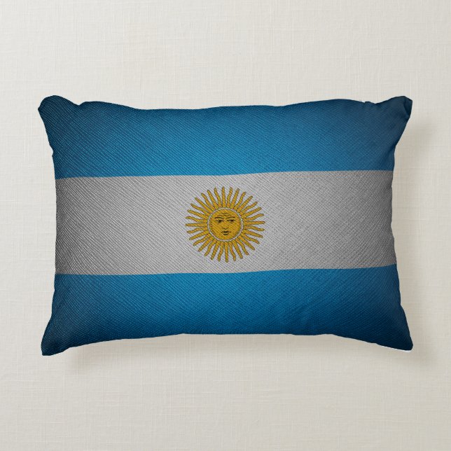 Coussins Décoratifs Drapeau du mur d'Argentine (Devant)