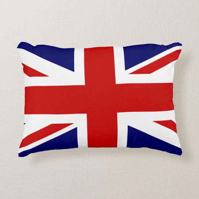 Coussins Décoratifs Drapeau du Royaume-Uni / Union Jack (Devant)