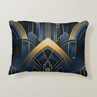 Coussins Décoratifs Éclat Urbain en Art Deco