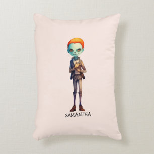 Coussins Décoratifs Éffrayant, mais joli Zombie Kid - Adorable Macabre