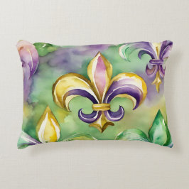Coussins Décoratifs Elegant Pastel Mardi Gras 