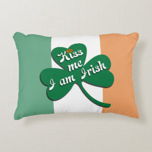 Coussins Décoratifs Embrasse-moi Je suis irlandais