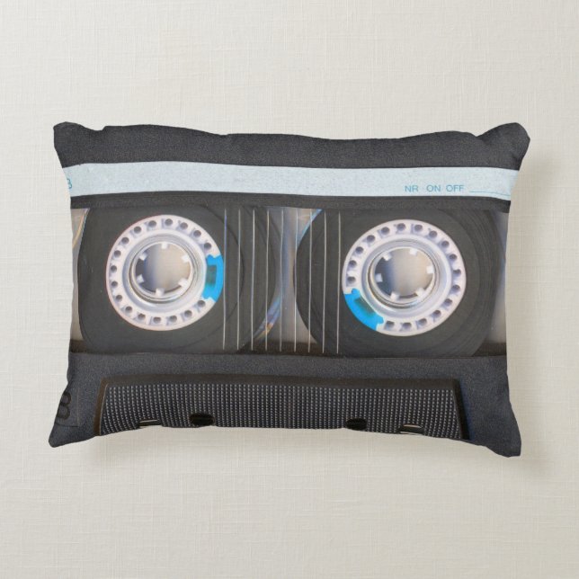 Coussins Décoratifs Enregistreur à cassettes (Dos)