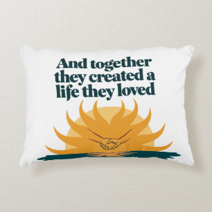 Coussins Décoratifs Ensemble ils ont créé une vie qu'ils aiment