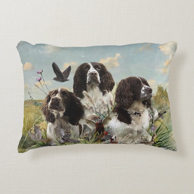 Coussins Décoratifs Espagnol Springer anglais, Art (Devant)