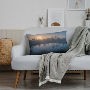 Coussins Décoratifs Esthétique Minimaliste Lever de Soleil Reflet de l