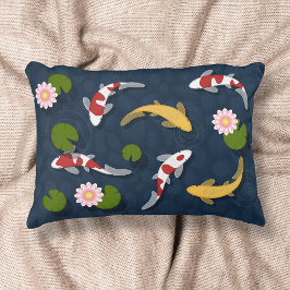 Coussins Décoratifs Étang japonais de poissons Koi