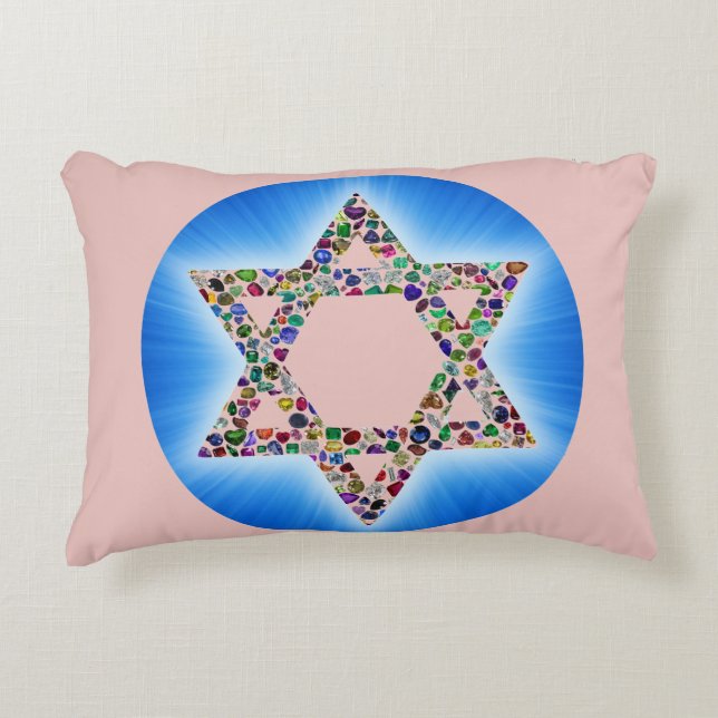 Coussins Décoratifs Étoile de David (Devant)