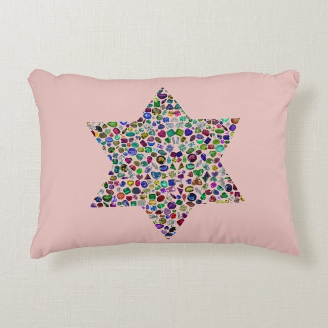 Coussins Décoratifs Étoile de David (Devant)