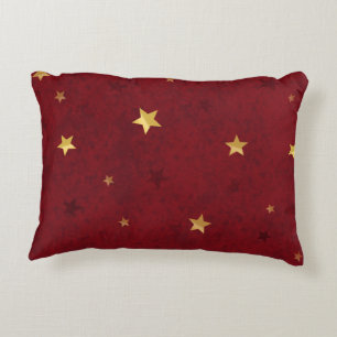 Coussins Décoratifs étoiles brillantes Royal Red