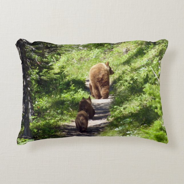 Coussins Décoratifs Famille d'ours Brown (Devant)
