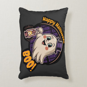 Coussins Décoratifs Fantôme de Halloween heureux – Esprit de lanterne 