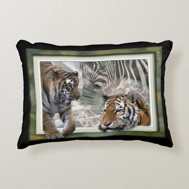 Coussins Décoratifs Faune primitive de la Jungle (Devant)