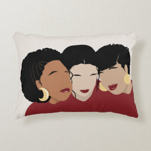 Coussins Décoratifs Femmes noires, soeurs amies