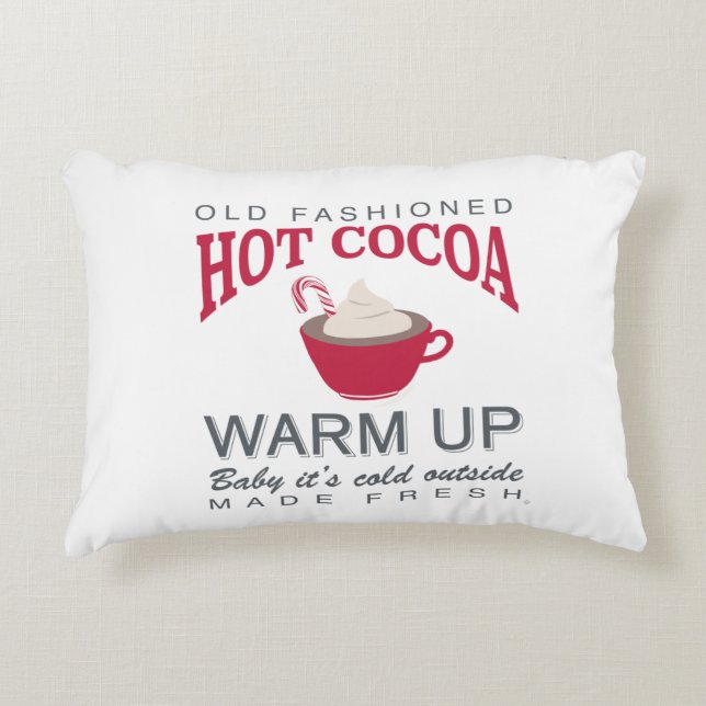 Coussins Décoratifs ferme de vacances cacao chaud (Devant)