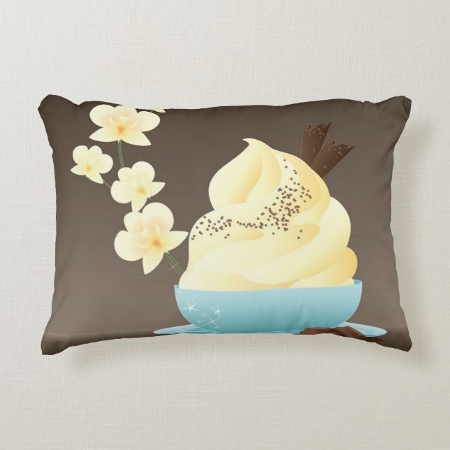 Coussins Décoratifs Festin de crème glacée (Devant)