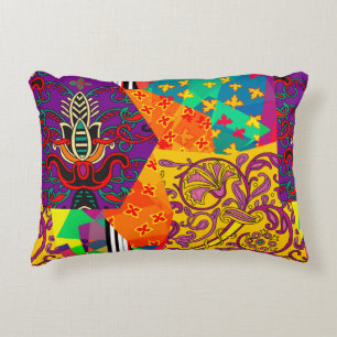 Coussins Décoratifs Festivale patchwork en indien, turc, italien, por