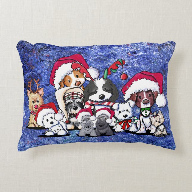 Coussins Décoratifs Fête de Noël KiniArt (Devant)