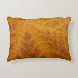 Coussins Décoratifs Feuille d'érable jaune Automne Abstraite Nature
