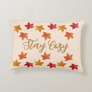 Coussins Décoratifs Feuilles d'automne rustiques et cosy