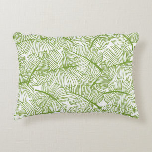 Coussins Décoratifs Feuilles Monstera, design floral sans soudure.