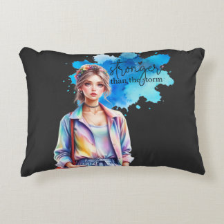 Coussins Décoratifs Fille Inspirante Graphique
