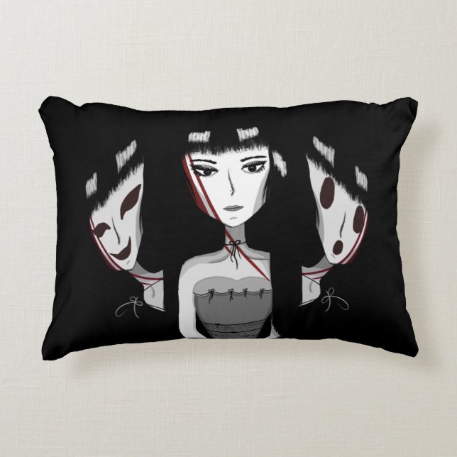 Coussins Décoratifs Filles Emo (Devant)