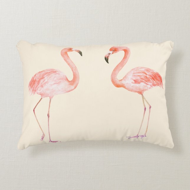 Coussins Décoratifs Flamants roses roses (Devant)