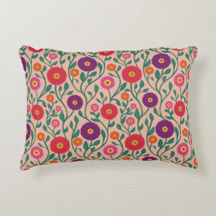 Coussins Décoratifs Fleur de vigne du milieu du siècle Guirlande de