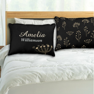 Coussins Décoratifs Fleurs de Mimosa de Nuit Jolie Personnaliser