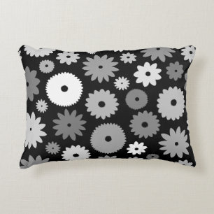 Coussins Décoratifs Fleurs monochromes grand motif