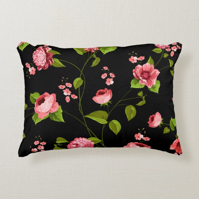 Coussins Décoratifs Fleurs Motif 18 (Devant)