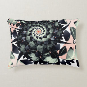 Coussins Décoratifs Fleurs noires Abstraites