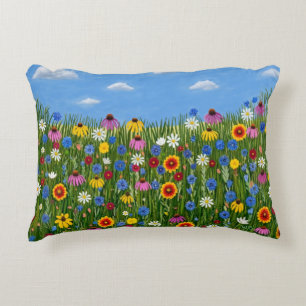 Coussins Décoratifs Fleurs sauvages avec marguerites