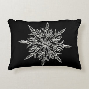 Coussins Décoratifs Flocon de neige en cristal