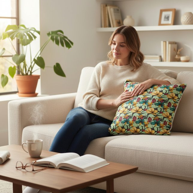 Coussins Décoratifs Floral (Créateur téléchargé)