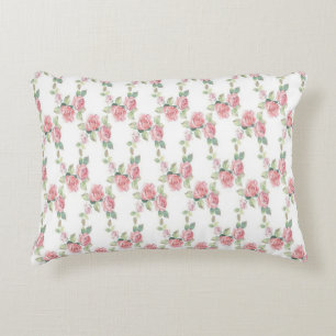 Coussins Décoratifs Flore de rose rose chic de Shabby