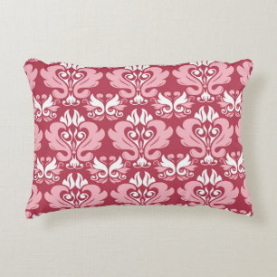Coussins Décoratifs Flore rouge : Beige pâle sans joint