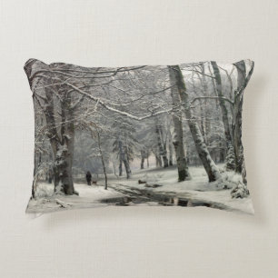 Coussins Décoratifs Forêt de hêtres, hiver par Anders Andersen-Lundby