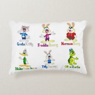 Coussins Décoratifs Freddie Bunny et Gang 