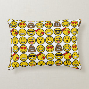 Coussins Décoratifs Fun Emoji Motif Emotion Face