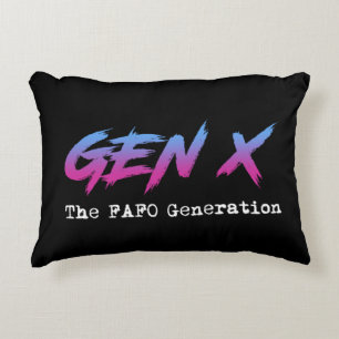 Coussins Décoratifs Gen X - La génération FAFO