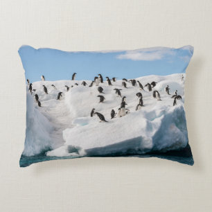 Coussins Décoratifs Gentoo Penguin Antarctica Iceberg Playtime