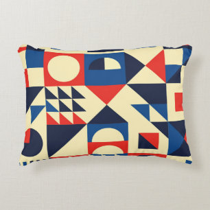 Coussins Décoratifs Géométrique du milieu du siècle : Motif rétro funk