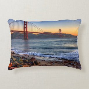 Coussins Décoratifs Golden gate bridge de traînée de San Francisco B