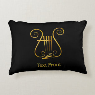 Coussins Décoratifs Golden lyre