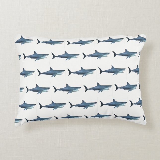 Coussins Décoratifs Grand requin blanc (Devant)