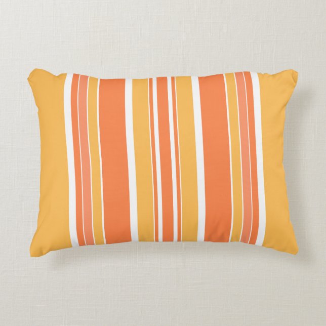 Coussins Décoratifs Gras Orange Jaune (Devant)